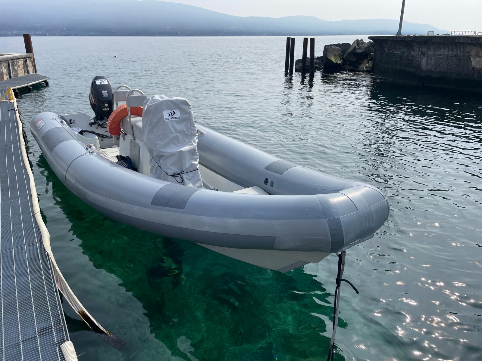 COACH RIB FOR RENT ON LAKE GARDA FOR REGATTAS AND SALING TEAMS