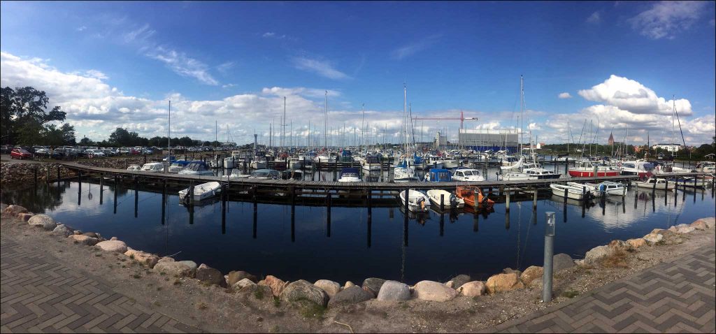 Panorama over Assens Marina