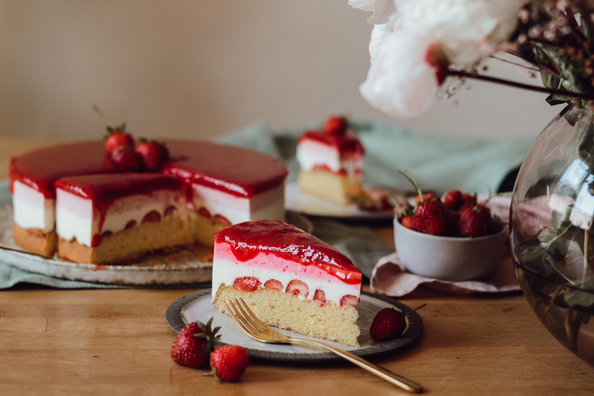 Erdbeer Schmand Torte - Saisongenuss.de