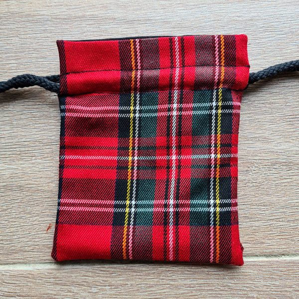 Mini Pochette Tartan Rouge