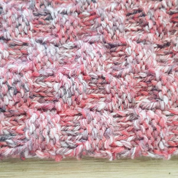 Snood chiné rose