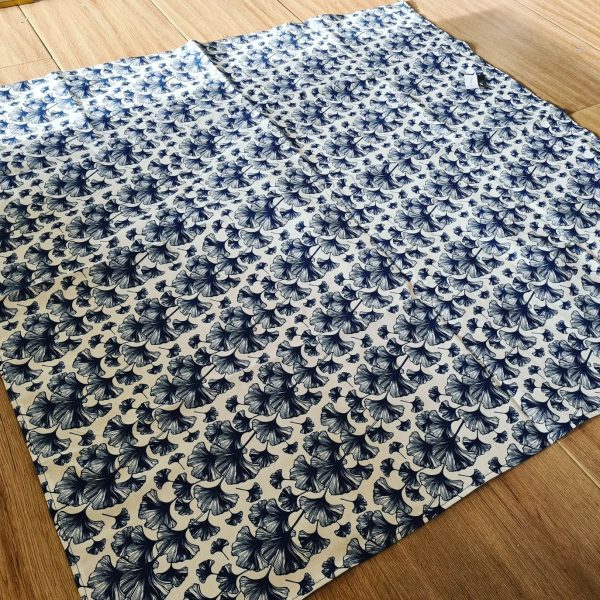 Furoshiki feuilles de Gingko bleues