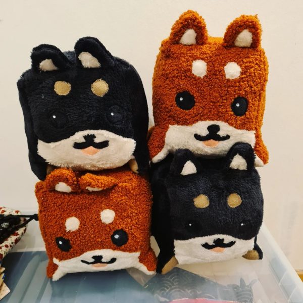 Peluches Shiba cube