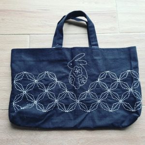 Sac Sashiko lapin