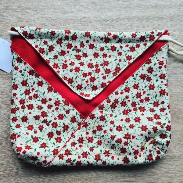 Pochette origami fleurs de Noël