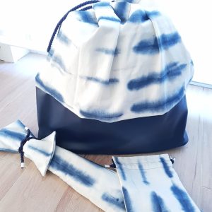 Set kendo tye and dye indigo