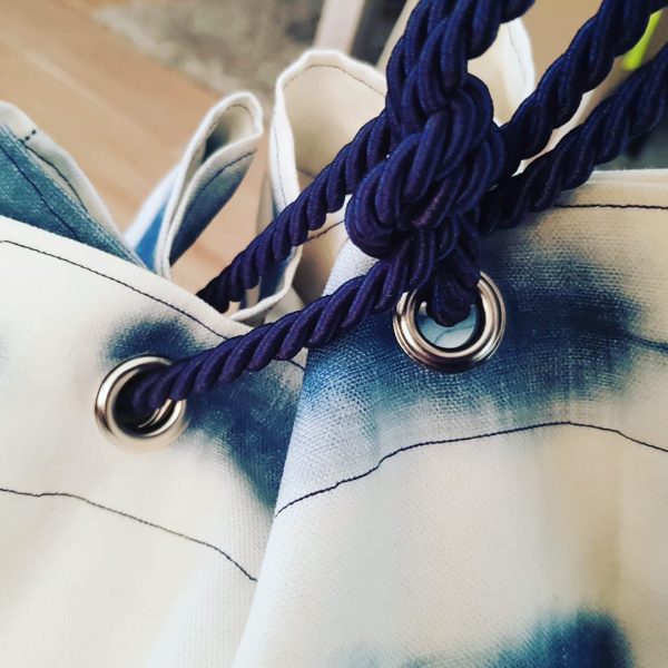 Sac à bogu tye and dye indigo