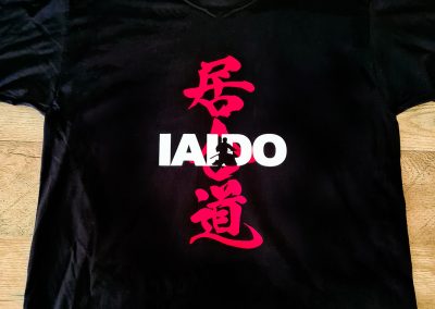 T-shirt flocage iaido