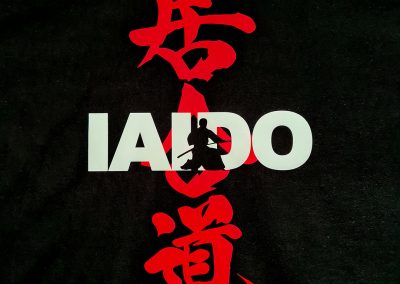 T-shirt flocage iaido