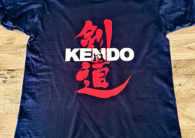 T-shirt flocage kendo