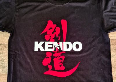 T-shirt flocage kendo