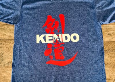 T-shirt flocage kendo