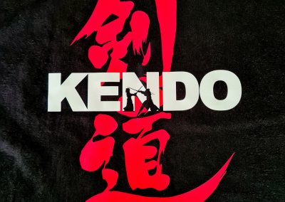 T-shirt flocage kendo