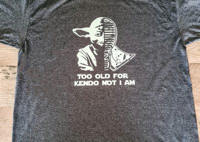 T-shirt flocage kendo et Yoda