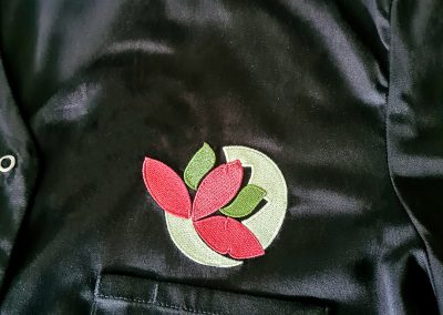 Veste esthéticienne brodé La Sublime Porte