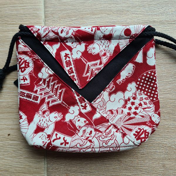 Petite pochette manga rouge