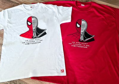 T-shirts kendo Spiderman