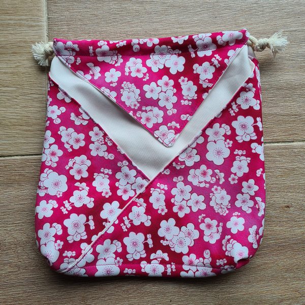 Pochette origami sakuras