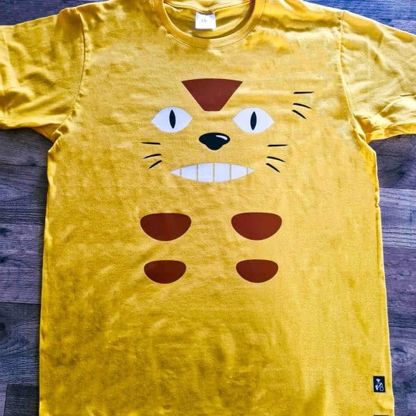 t-shirt Ghibli Chat Bus