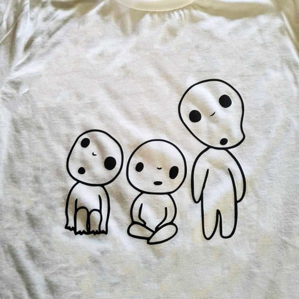 T-shirt Ghibli esprits de la forêt