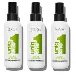 Revlon Uniq One All In One Hair Treatment Green Tea 3x150ml