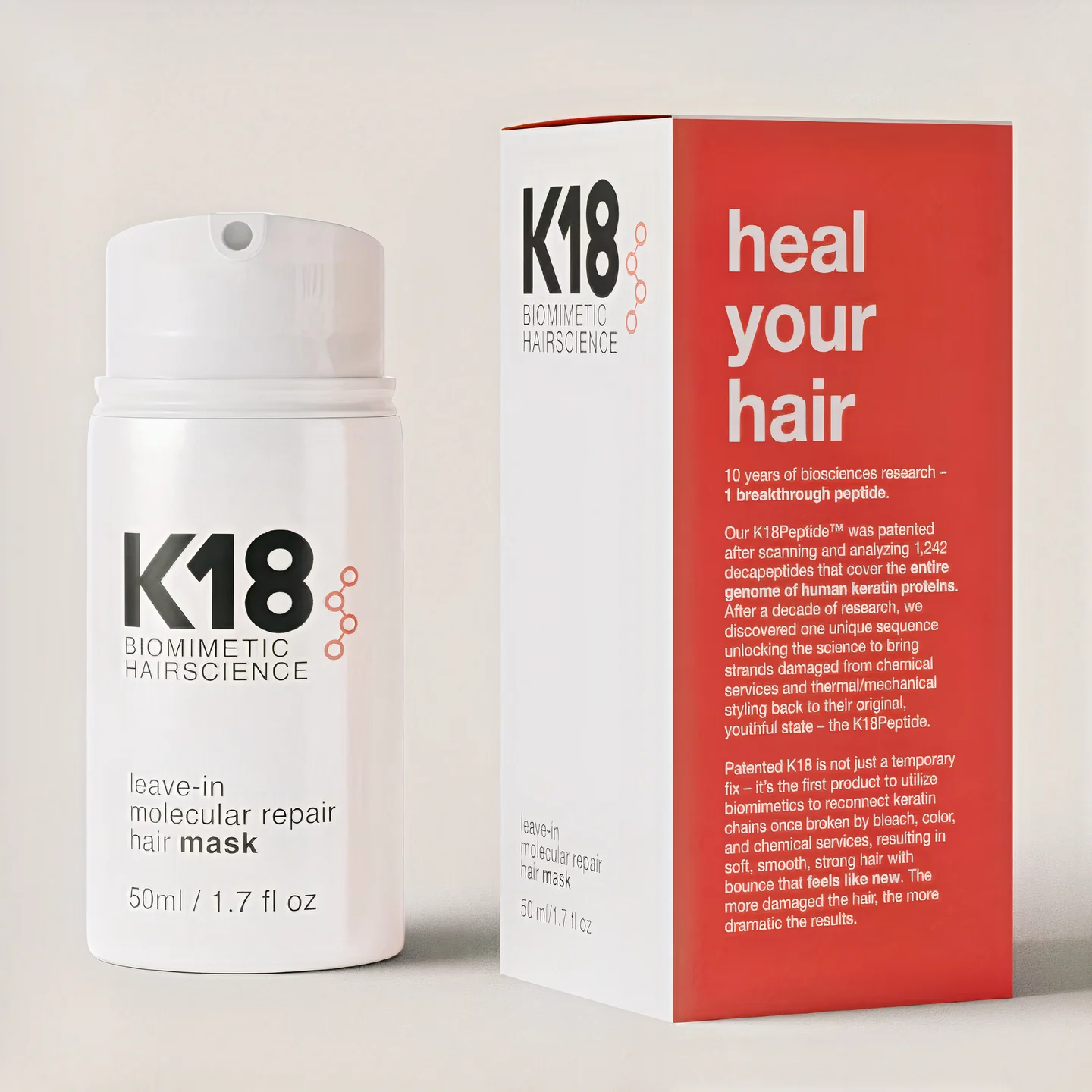 K18 LEAVE IN MOLECULAR REPAIR MASK 50ml - Bild 2