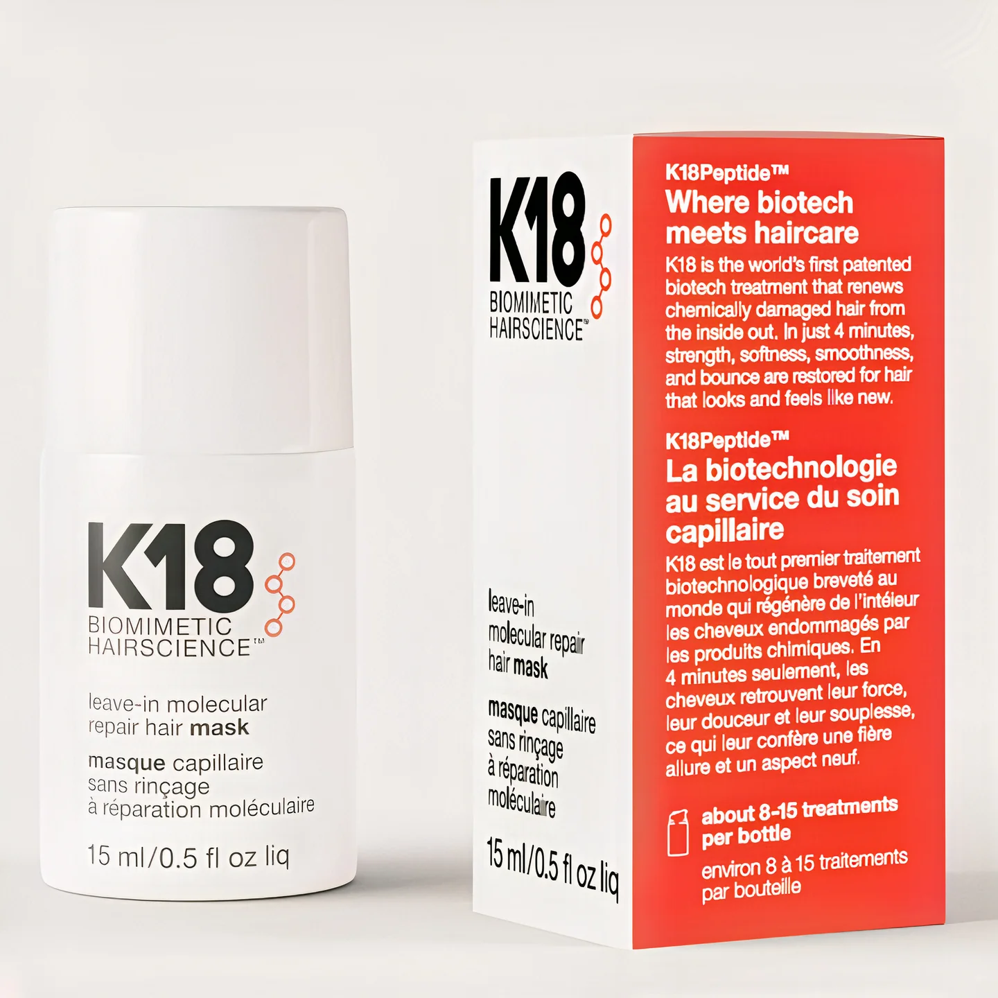 K18 LEAVE IN MOLECULAR REPAIR MASK 15ml - Bild 3