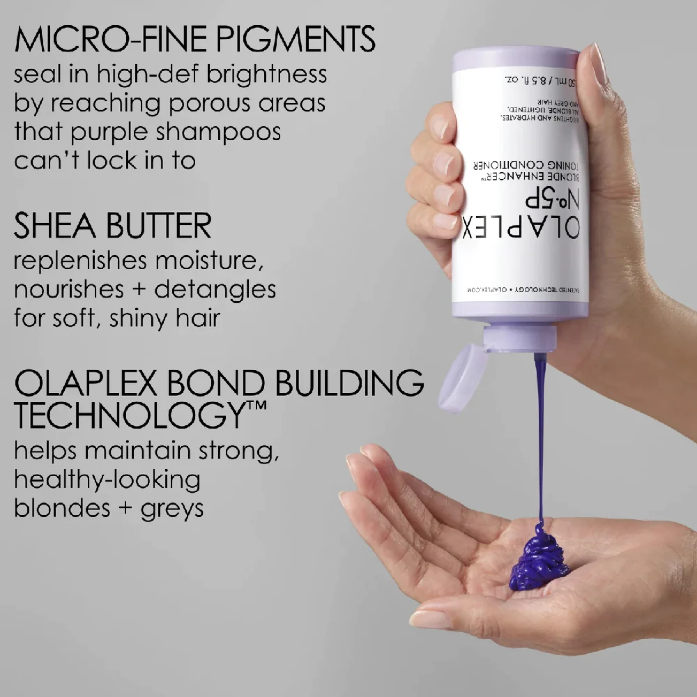 OLAPLEX NO.5P NO.4P BLONDE ENHANCER TONING DUO 2x1000ml - Bild 5