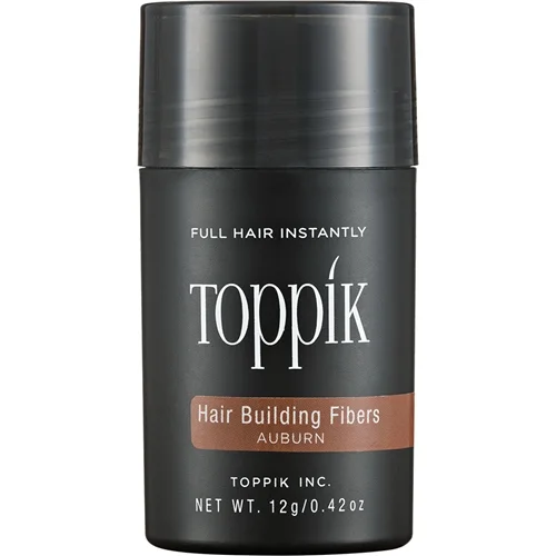 TOPPIK Hair Building Fibers Auburn - Kastanjeröd 12g