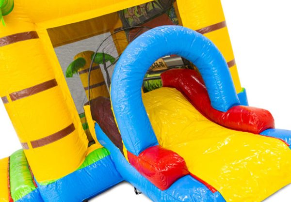 Bouncy Box Covered Safari Bouncy Castle - Bilde 3