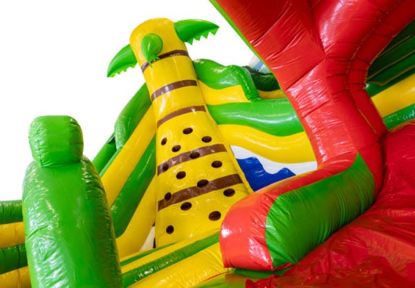 Slideworld 15m Crocodile Bouncy Castle - Bilde 4