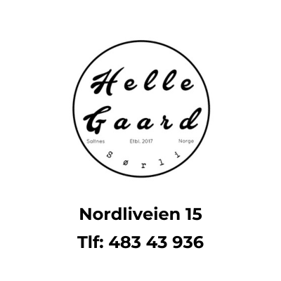 Helle Gård logo og info