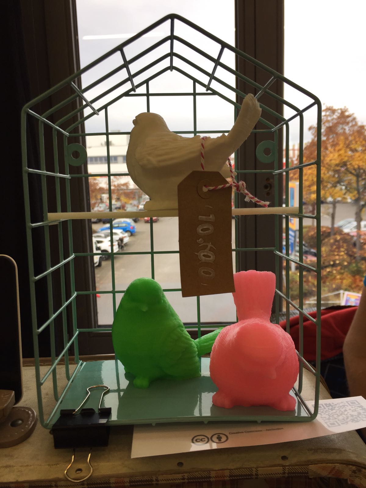 Koffermarkt in Konstanz: 3D-Druck Vogel