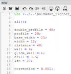 3D Coding and parametric design