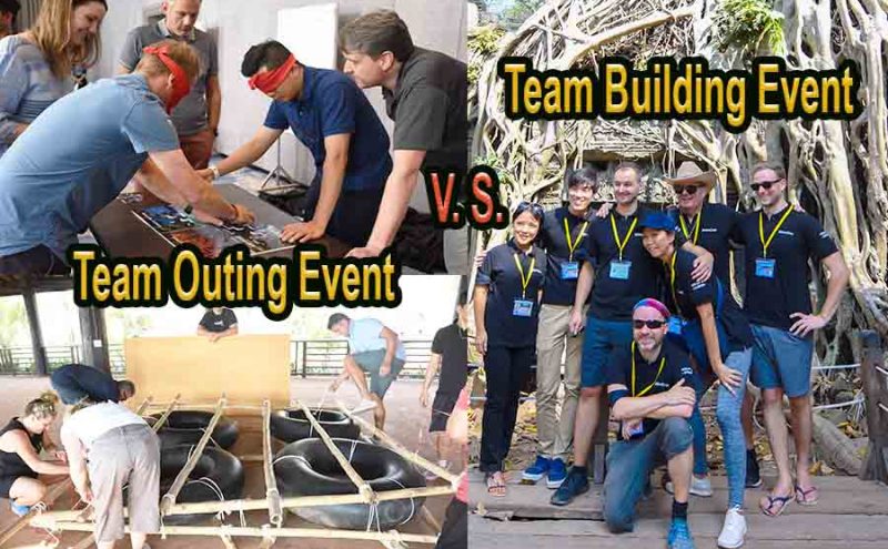 Team Building vs Team Outing Events