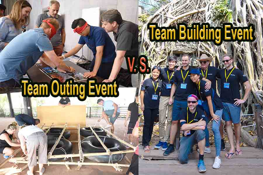 Team Building vs Team Outing Events