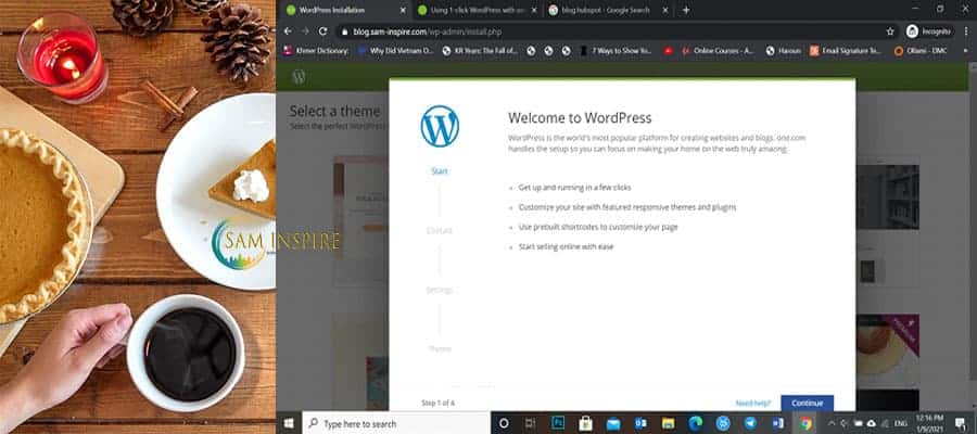 Create WP Pro Website 2021 12