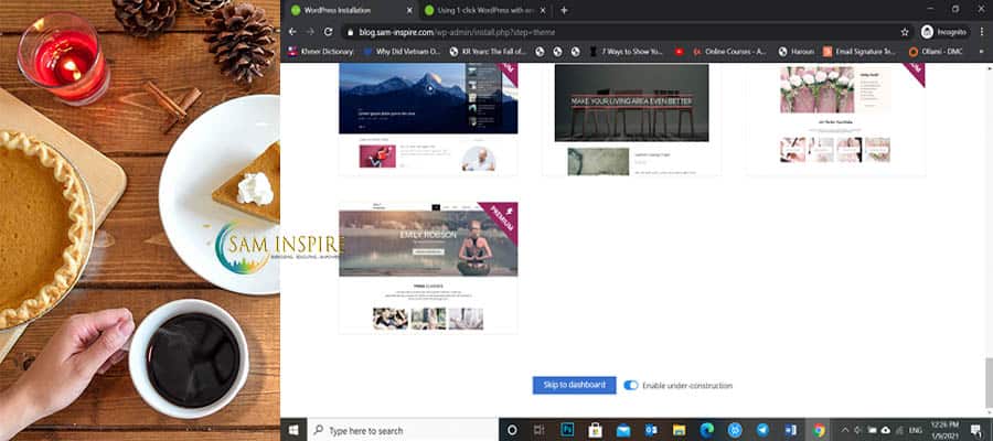 WordPress Theme 2021