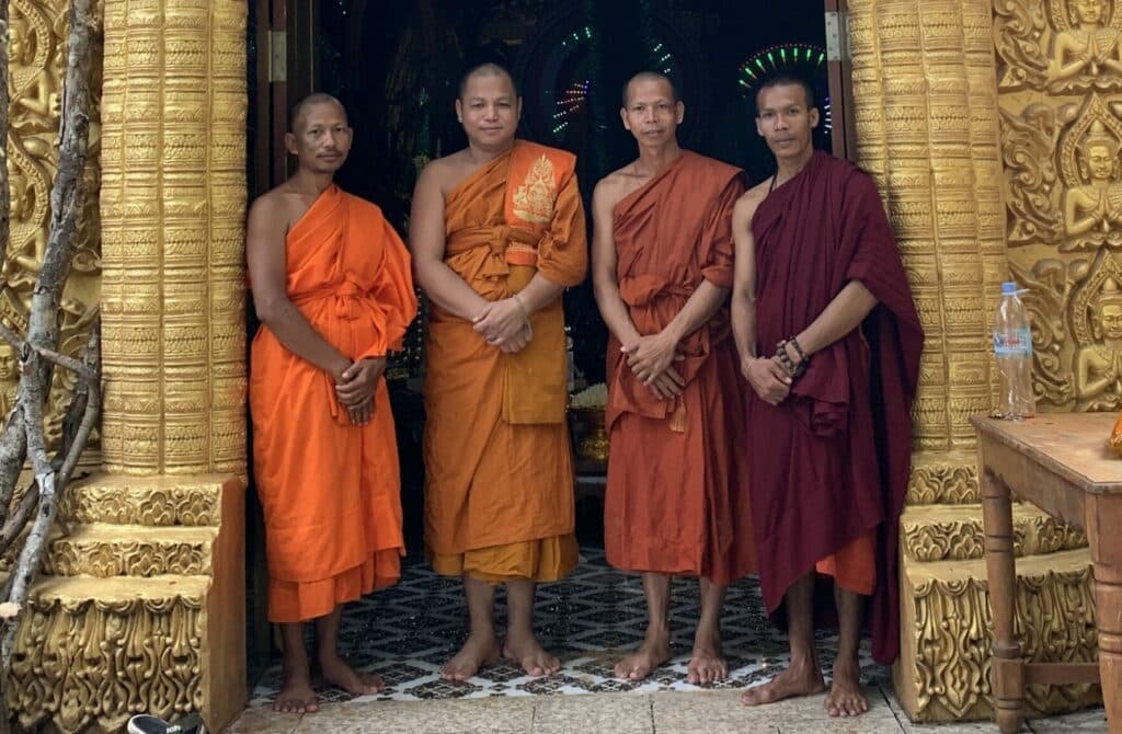 Sam and Vanny as Monks