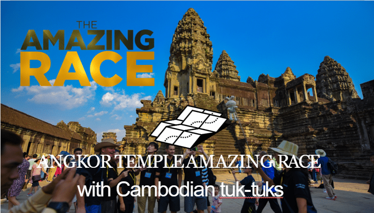 Angkor Amazing Race teambuilding program