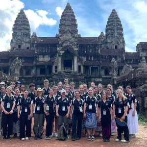 IGS school trip at Angkor Wat temple
