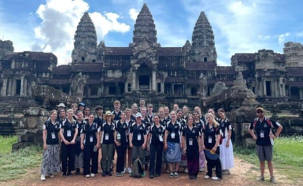 IGS school trip at Angkor Wat temple