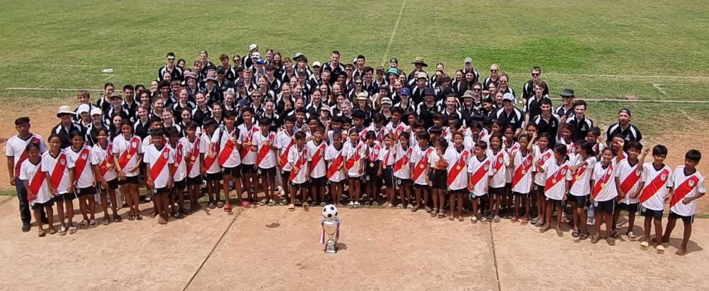 IGS students and Happy Football Cambodia