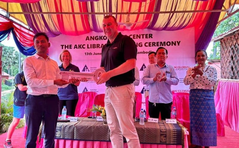 Meaningful and Successful AKC Library CSR Project Angkor