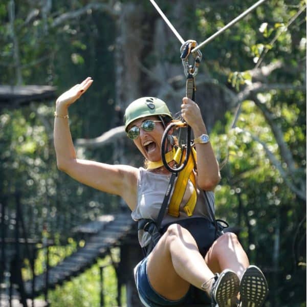 Angkor Zipline flight of Gibbon