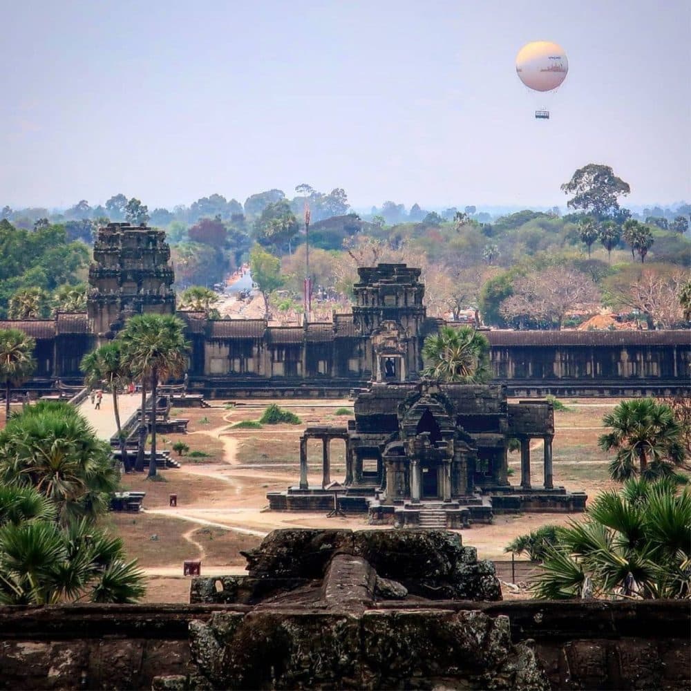 Complete Siem Reap Experience - Exquisite Tour Expert Tips 16 Angkor Balloon fly over Angkor Wat