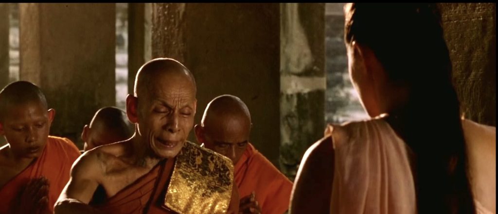 Hollywood star having monk blessing at Angkor Wat in Cambodia.jpg