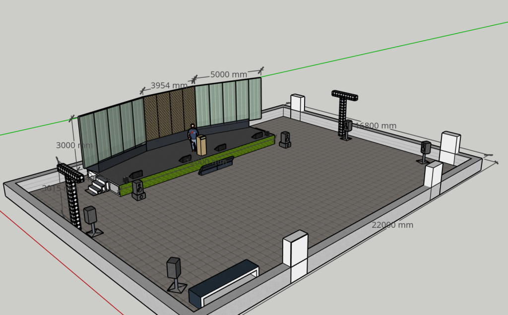 Sofitel Conference room floor plan design by Sam Inspire