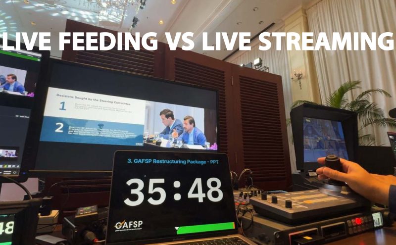 Distinctions Between Live Feeding, Live Streaming, and Hybrid Events