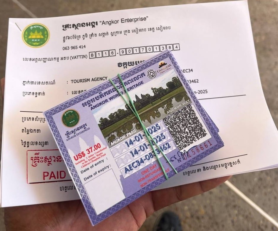 Angkor Temple Ticket 2025 Updated